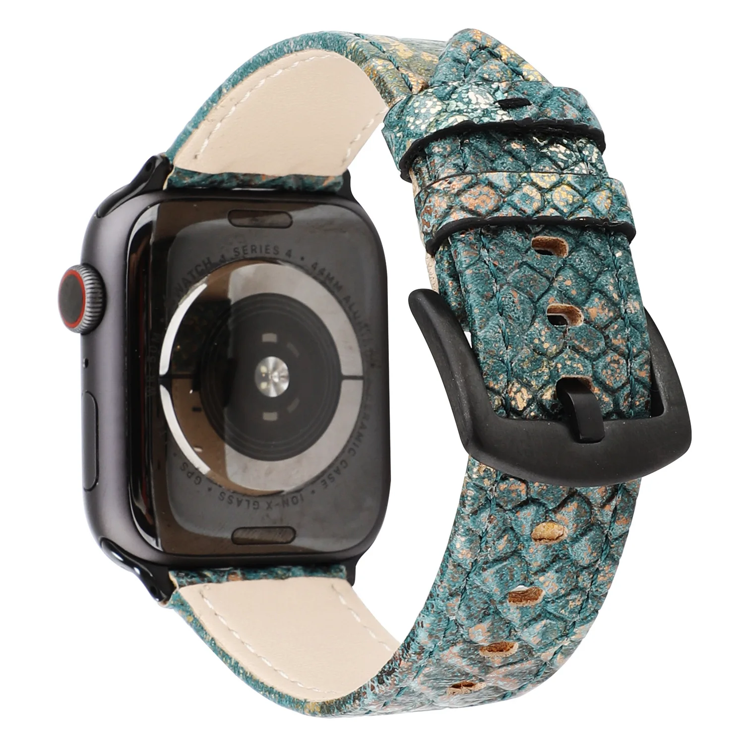 Ремешок для Apple Watch 38 мм 42 мм 40 мм 44 мм кожаный браслет ремень для iWatch Группа серии 4 3 2 1 ремешок змеиная кожа стиль ремешок для часов