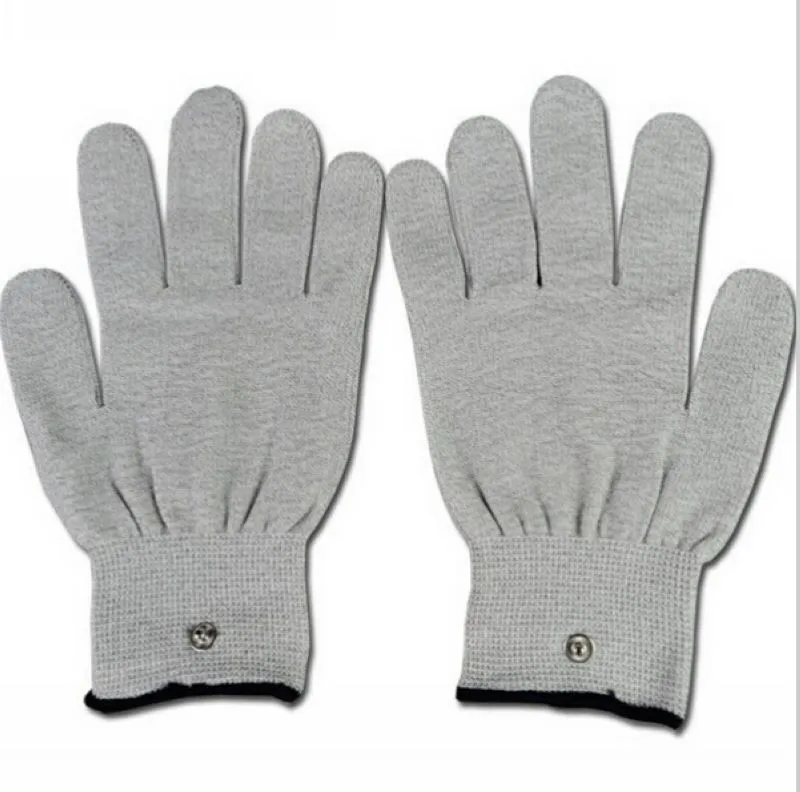 

Silver Conductive Fiber Tens/ems Gloves Socks Kneepad For Electrotherapy Face Massage Conductive Tens Sock Glove Tens Machine