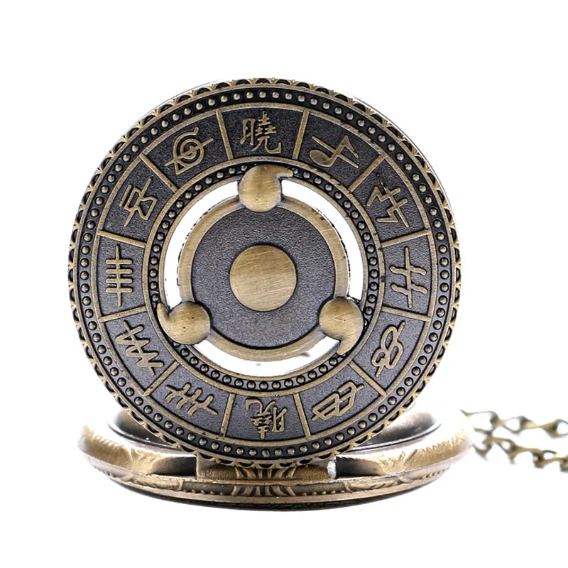 Прямая поставка античные бронзовые кварцевые карманные часы с