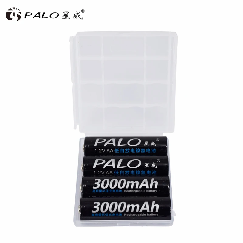 PALO 16 шт. аккумулятор 3000 мАч NiMH AA высококачественные Аккумуляторы для игрушек камеры фонарики микрофон и т. Д