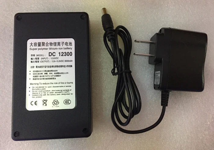 MasterFire DC 12 V 3000 mAh аккумуляторная портативная литий-ионная аккумуляторная батарея для CCTV камеры передатчик DC 12300