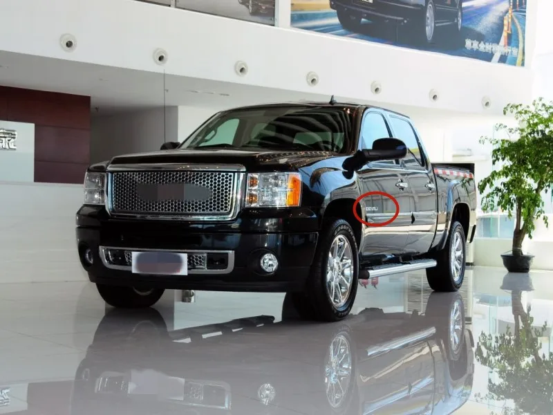 Спереди крыло двери эмблема сбоку логотип для GMC Acadia Yukon Sierra Terrain Denali