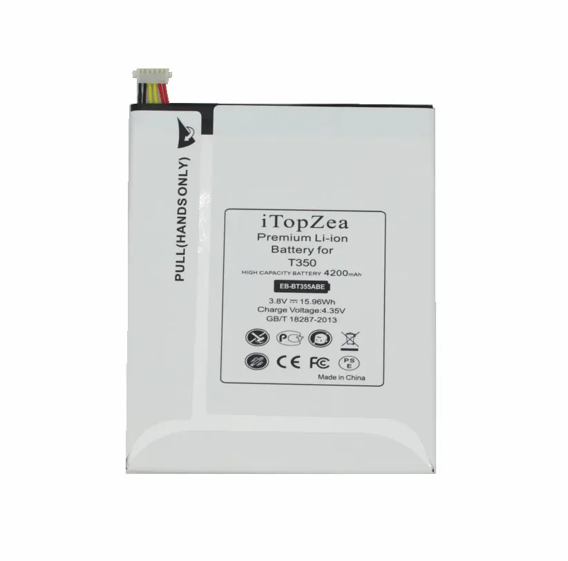 1x4200 мА/ч EB BT355ABE запасная батарея для Samsung Galaxy Tablet Tab A 8 0 T350 SM P350 T355 T355C P355C P355 T357W|battery