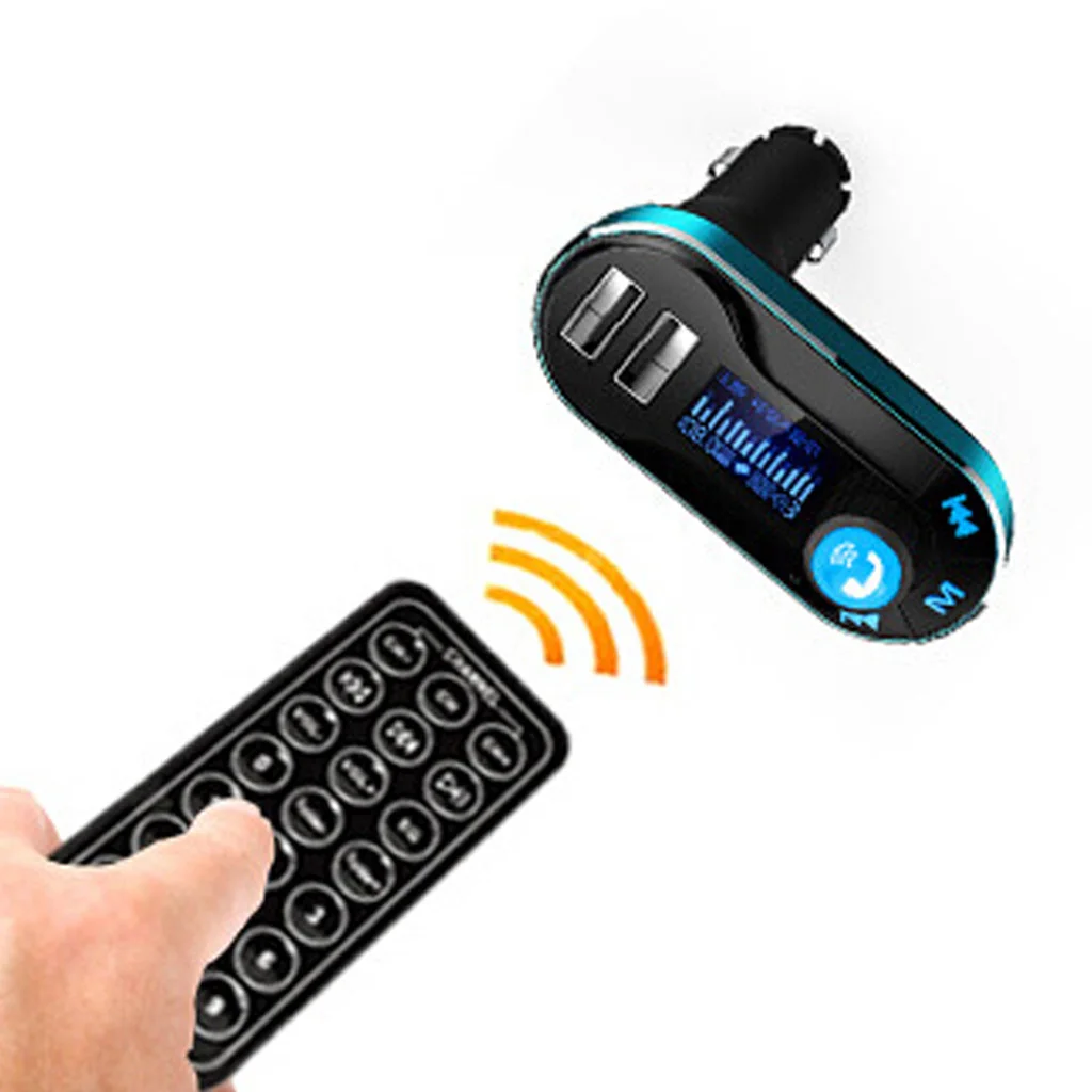 Автомобильный MP3 плеер с функцией громкой связи Bluetooth FM модулятор автомобильный