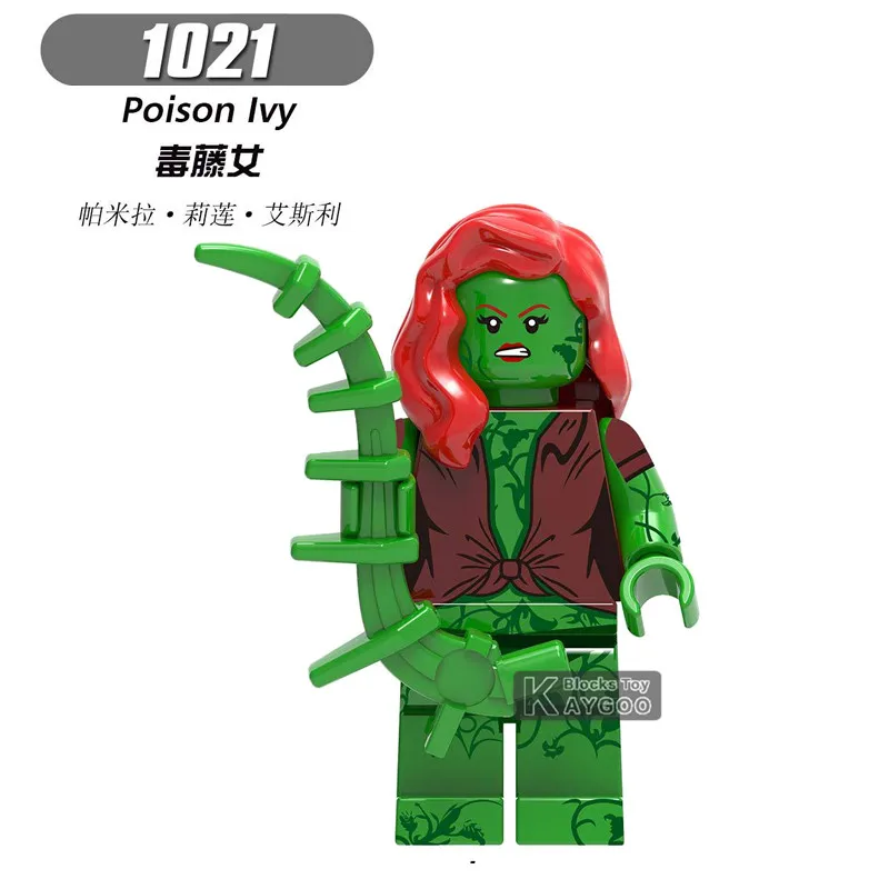 Legoingeds technic DCJoker Minifigs Riddler пугающий ядовитый с красным капюшоном в стиле Batgirl