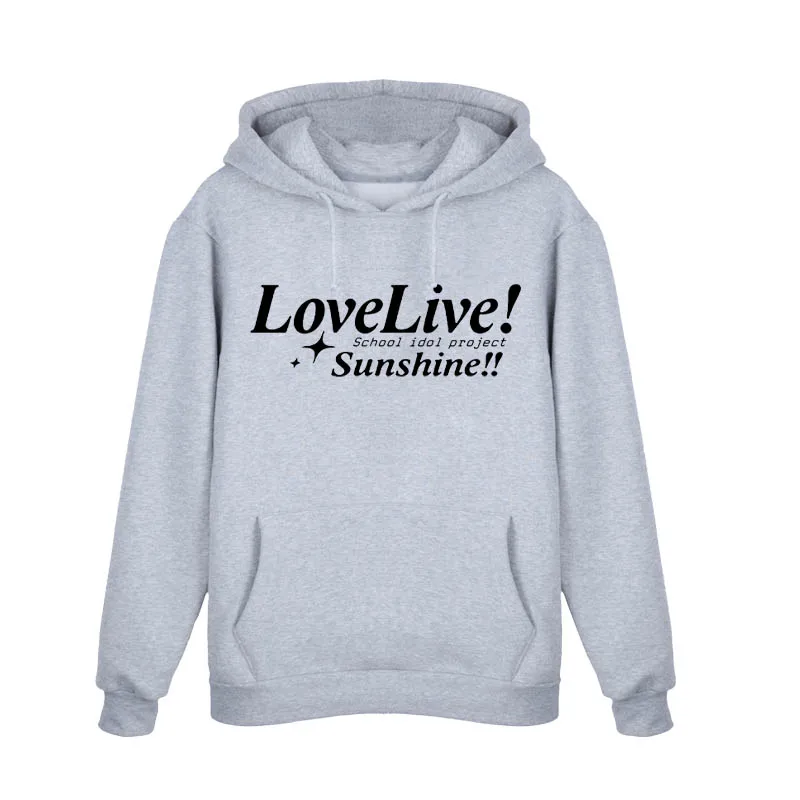 Толстовки Lovelive Sunshine осенне зимняя куртка Love Live Aqours пальто свитшоты с капюшоном