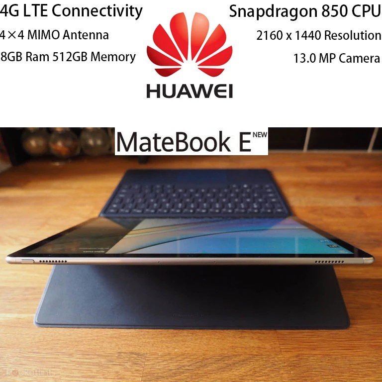 Лучшее качество 2 в 1 Тетрадь портативных ПК huawei MateBook E 2019 Новый с процессором