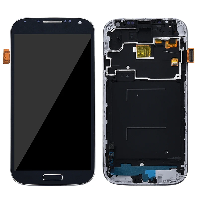 5 0 ''Оригинальный ЖК Дисплей Сенсорный экран дигитайзер для samsung Galaxy S4 с рамкой