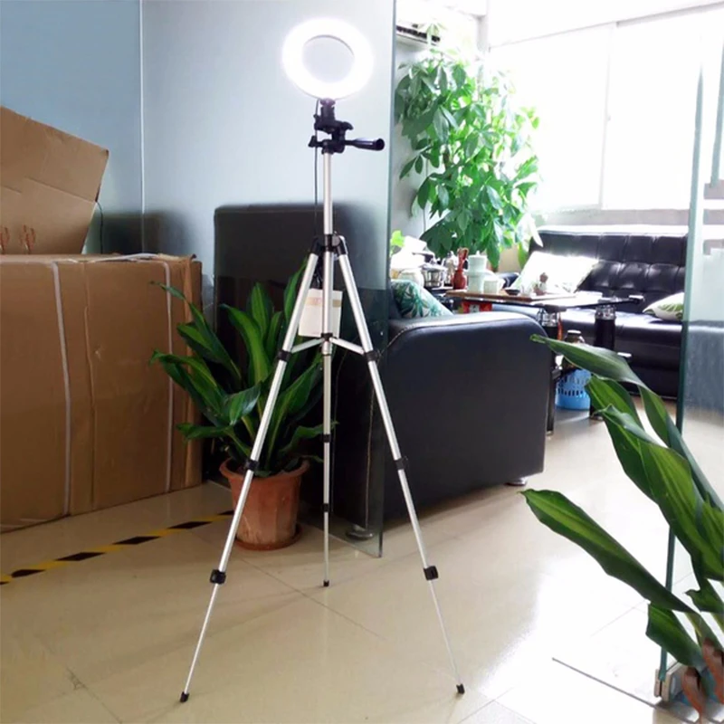 Tycipy 6 ''кольцевой светильник светодиодный для фотосъемки с регулируемой