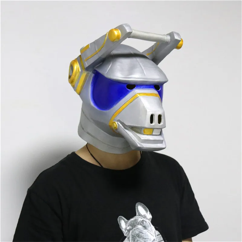 Игра битва Royale DJ Альпака маска крепость ночь Латекс Косплей Маска шлем