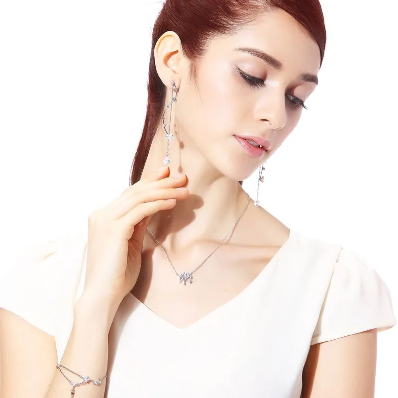 Neoglory стразы длинные висячие Висячие серьги для женщин модное ювелирное изделие