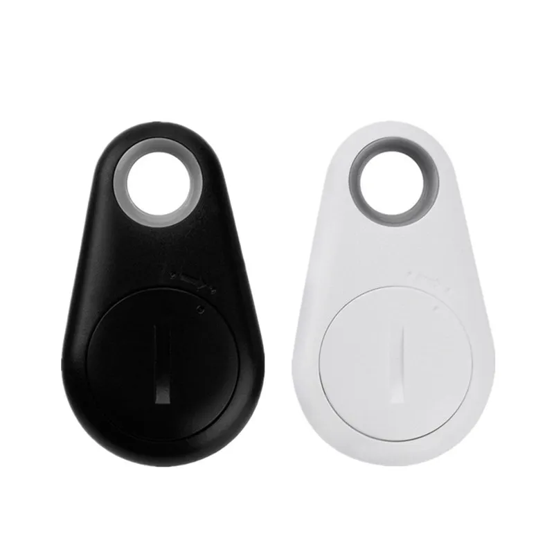 black white 2 шт. Мини Bluetooth 4,0 gps трекер для домашних животных локатор Портативный Анти-потеря ключ искатель собака трекер двухсторонняя сигнализация противоугонное устройство - Цвет: black white