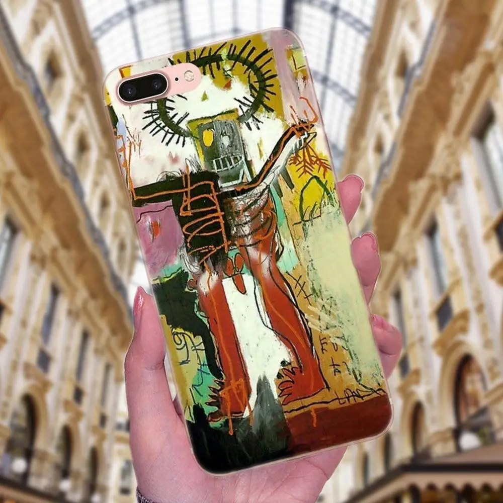 В памяти Basquiat Manson идеально подходит для Huawei P7 Honor 4C 5A 5C 5X 6 6C 6A 6X 7 7X 8 9 V8 V10 Y3II Y5II Y6II G8
