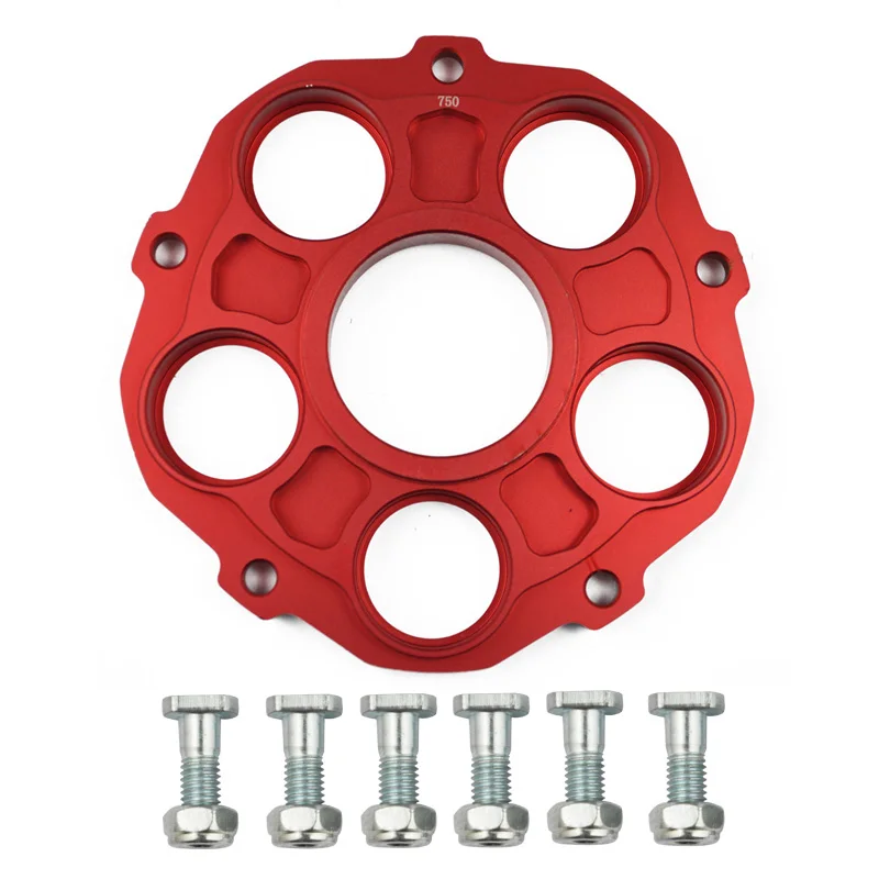 Красный Мотоцикл Запчасти звездочки и носителей для Ducati 796 2012- 800 2005-2007 820 2013- 821 - Цвет: Красный
