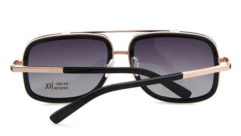 Классические брендовые солнцезащитные очки с квадратными поляризационными