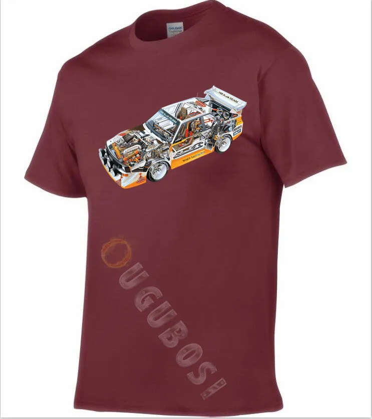HB S1 QUATTRO RALLY TEAM Walter Rohrl Fan футболка Xmas Geschenk|Мужские футболки| |