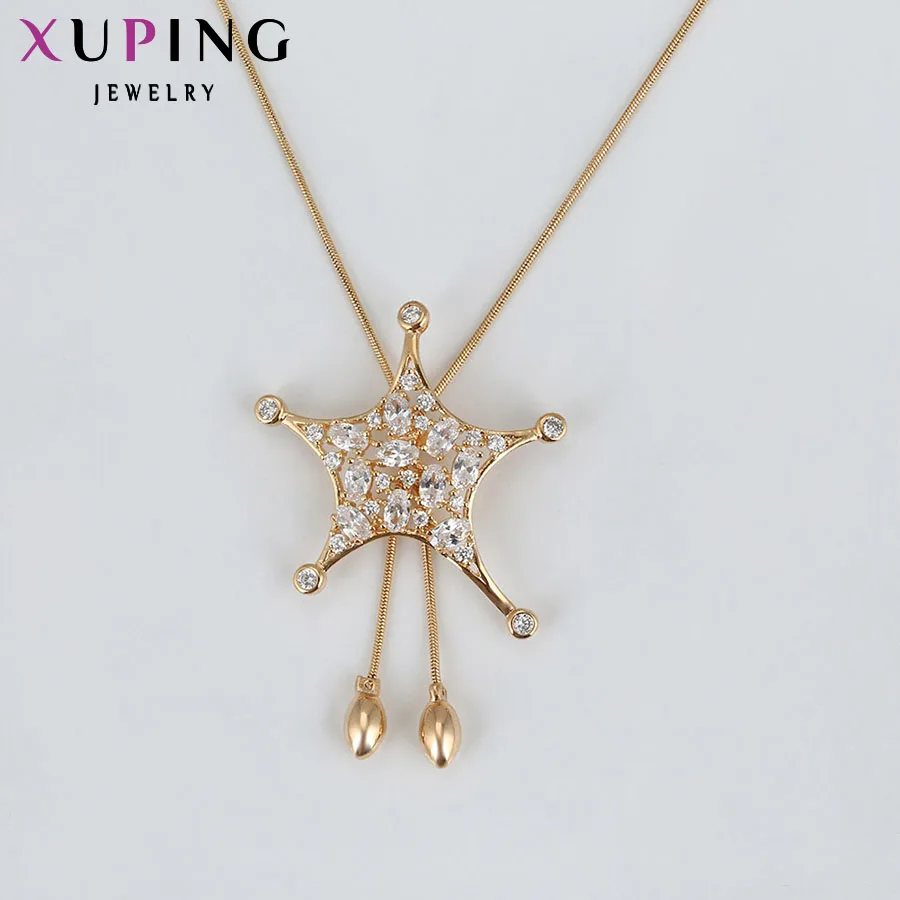 Xuping Fashion Necklace New Design Big Long Gold Color Plated Women Men Chain Jewelry Gift 42354 | Украшения и аксессуары