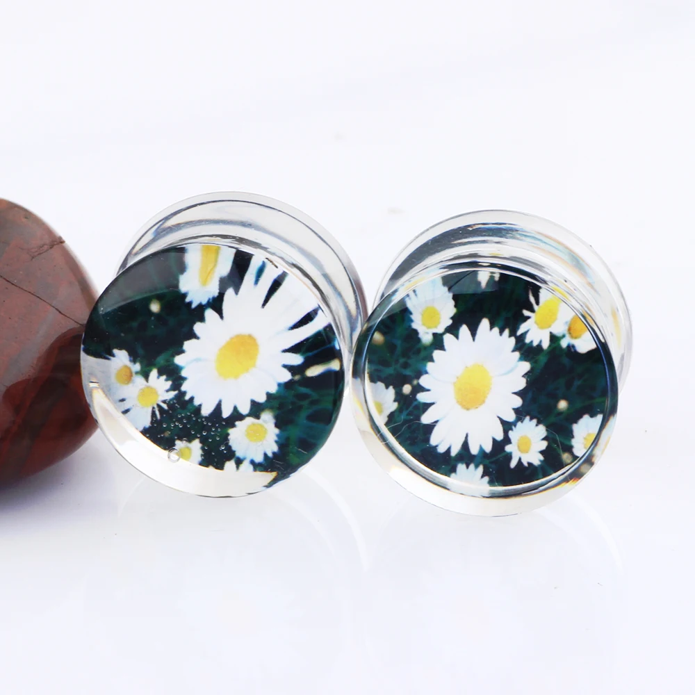 Акриловые двойные расширяющиеся затычки для ушей TIANCIFBYJS расширитель туннелей