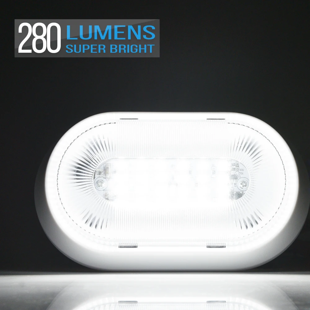 MICTUNING 2 шт. RV внешний светодиодный фсветильник для крыльца Универсальный 12 В