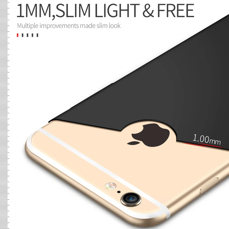MSVII Cases For iPhone 7 8 Plus Case Finger Ring Matte Cover Coque 5 5S SE Car Holder 6 6S |