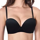 Женский бюстгальтер с чашками пуш-ап, с глубоким V-образным вырезом