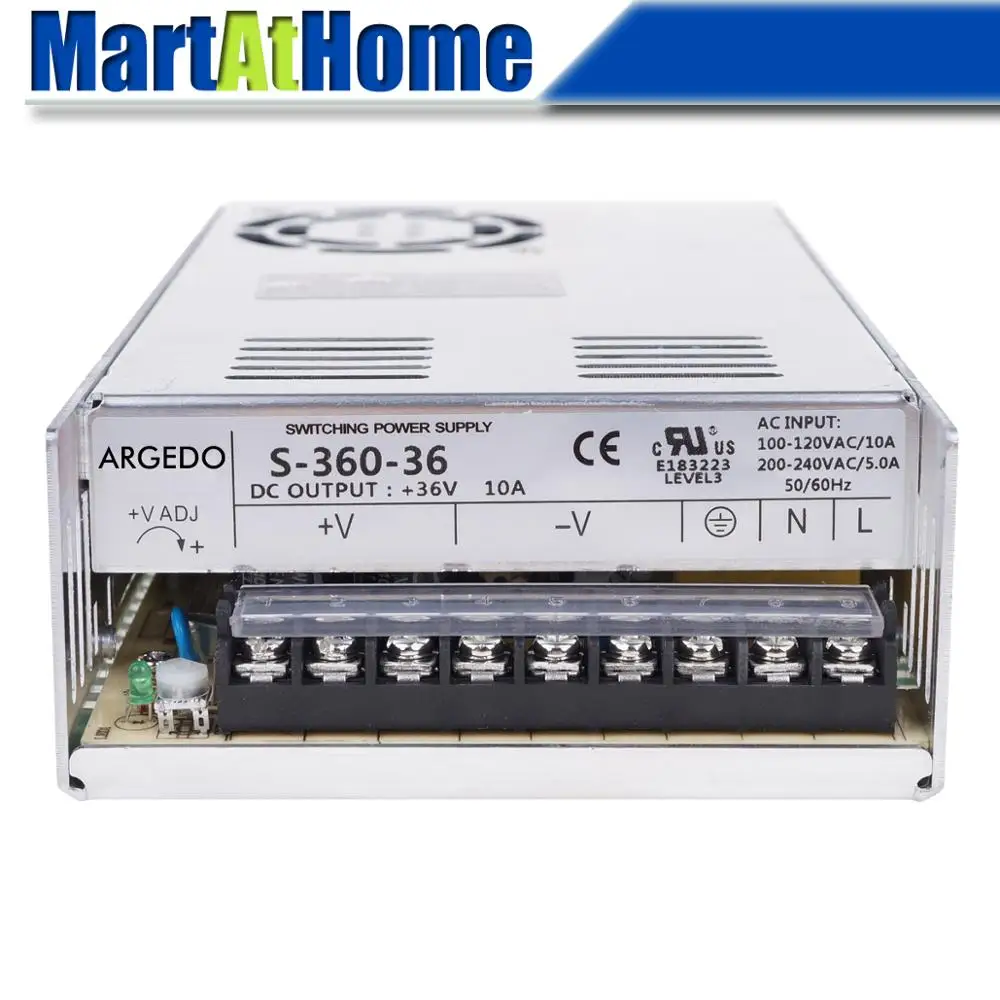360 Вт импульсный источник питания PSU переключаемый вход AC110V/220 В Выход DC 12 В/15