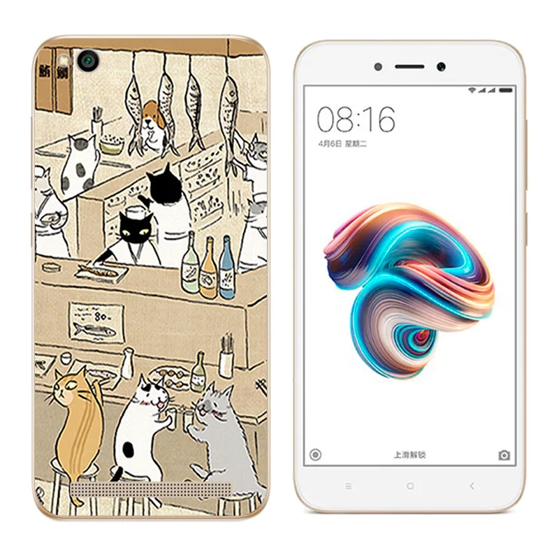 Мягкий чехол для Xiaomi Redmi 5A 5 0 дюймов задняя крышка силиконовый телефона с