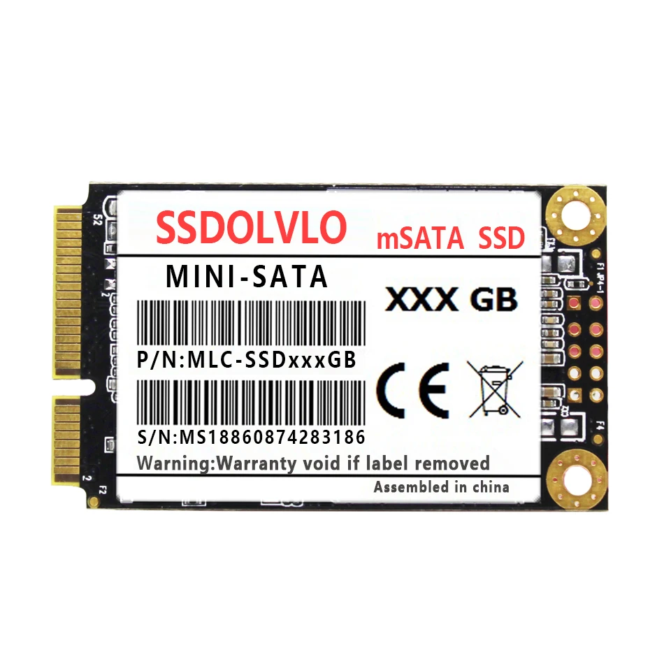Твердотельный накопитель mSATA SSD SATA3 III 6 ГБ/сек. SATA II 32 Гб 64 128 ГБ 256 512 1 ТБ HD