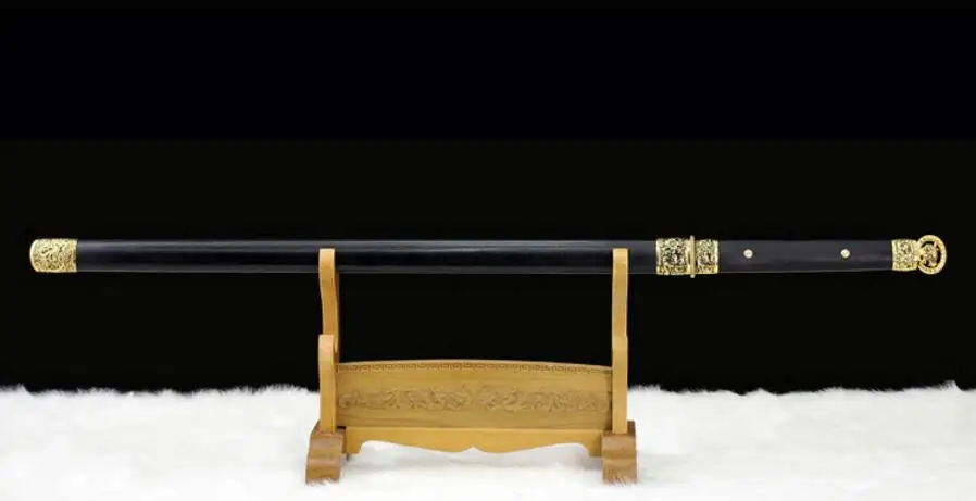 Chinese Wushu Sword Sharp High Manganese Steel KungFu Tang Tai Chi Han Huanshou Jian | Дом и сад