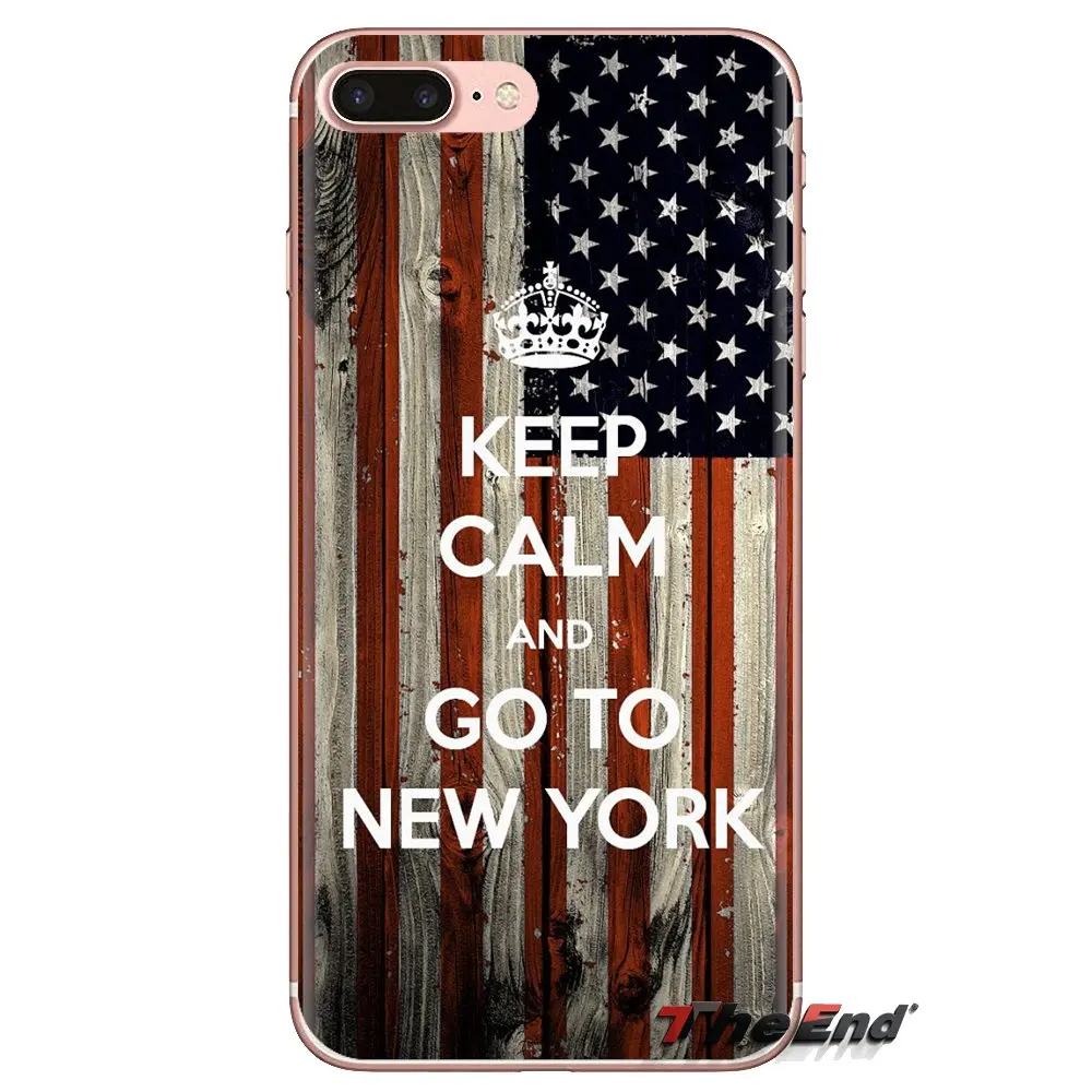 Остаться спокойным и отправиться в Нью-Йорк, Нью-Йорк для LG G3 G4 Mini G5 G6 G7 Q6 Q7 Q8 Q9 V10 V20 V30 X Power 2 3 K10 K4 K8 2017 Мобильный телефонный чехол.