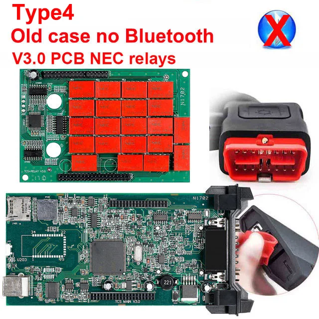 CDP TCS no BT 10 шт./лот CDP tcs cdp pro V3.0 двойная зеленая плата Bluetooth. R3 keygen OBDII сканер OBD 2 автомобили Грузовики сканирующий диагностический инструмент - Цвет: CDP TCS no BT