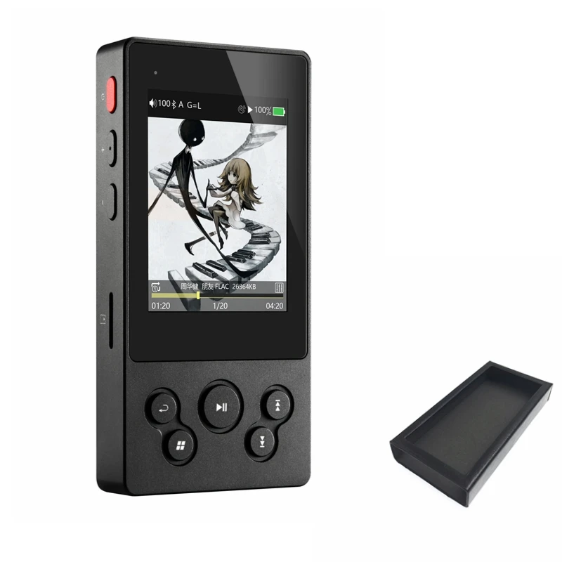 XDUOO X3II X3 II AK4490 USB DAC Bluetooth портативный HD MP3/WAV/FLAC музыкальный плеер DSD128 Hiby Link встроенный контроль - Цвет: X3II with case