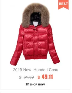 Plus size Natural Fur White Duck Down Winter Coat women's jacket with hood Thicken Warm women's down Parka chaqueta mujer YRE05