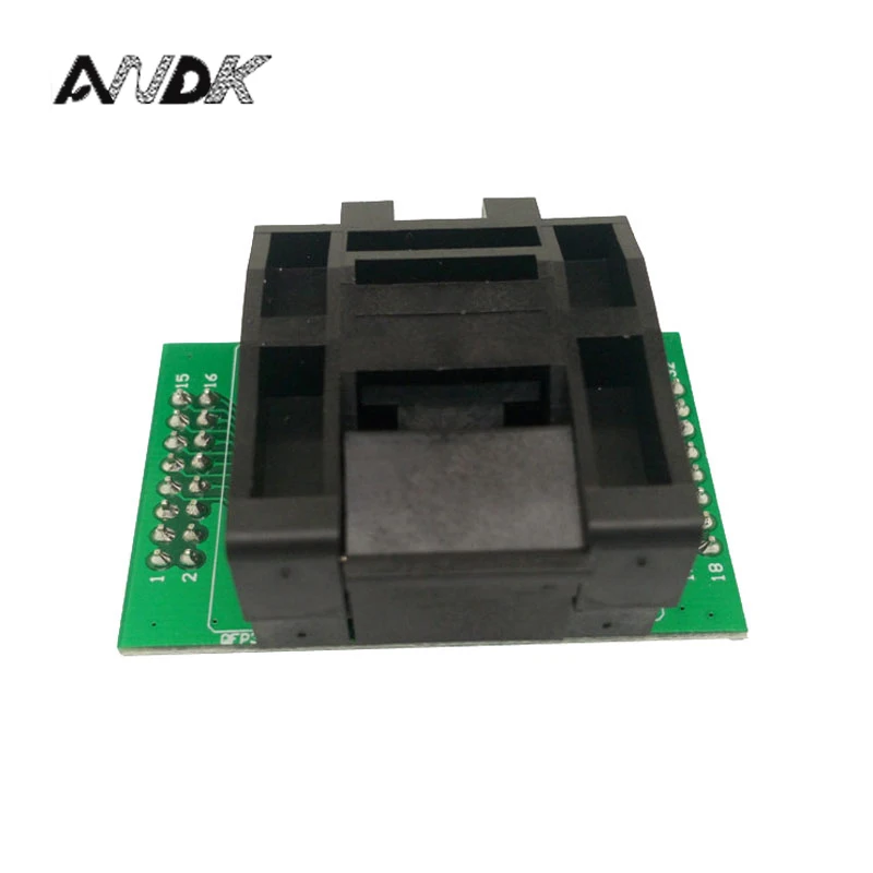 

QFP32 TQFP32 LQFP32 to DIP32 Universal Programming Socket Pitch 0.5mm IC Body Size 5x5mm Test Adapter Programmer