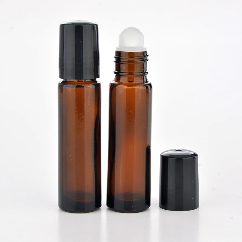 1Piece 10ML Portable Refillable Brown Glass Perfume Bottle With Roll On&ampEmpty Essential Oil Case For Traveler | Красота и здоровье