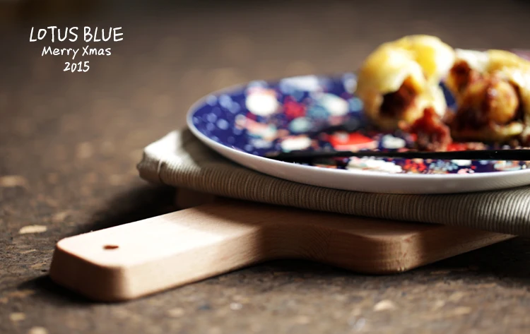 8-дюймовая Рождественская тарелка декоративные блюда тарелки из костяного