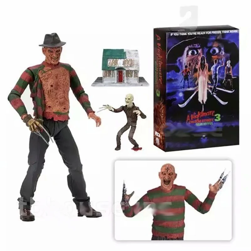 

NECA Street Freddy Krueger, кошмары Фредди, экшн-фигурка из ПВХ, игрушка, кукла, подарок, игрушки