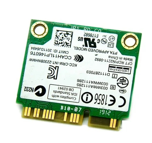 Оптовая продажа Новая беспроводная Wi Fi карта Intel Centrino Wireless N 2230 для Bluetooth 4 0 Half Mini PCI