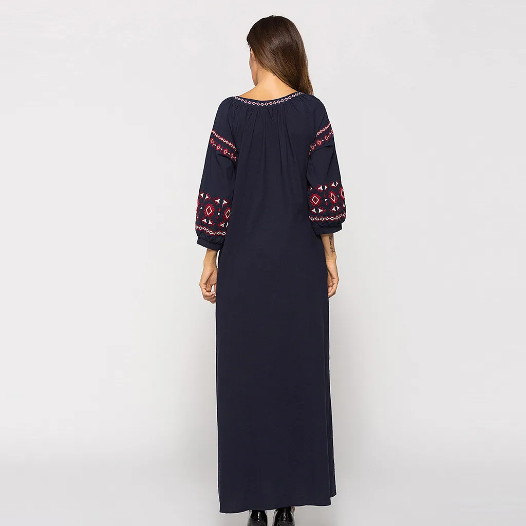 Повседневное платье-макси с принтом трикотажное бархатное платье в