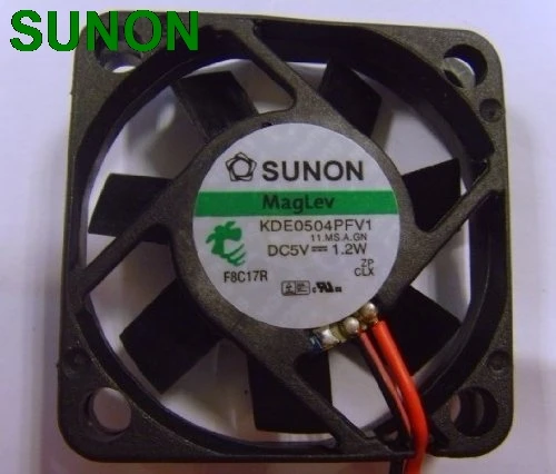 Оригинальный для Sunon maglev KDE0504PFV1 DC 5 в 1 2 Вт проводных сервера инвертор осевые