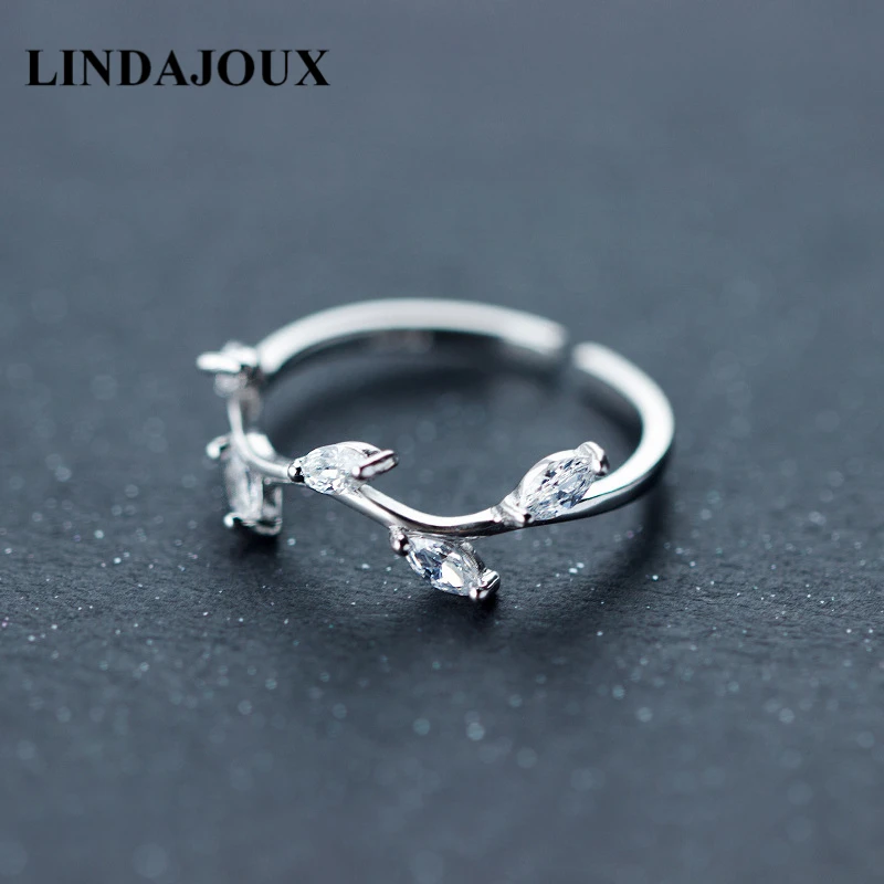 LINDAJOUX 925 пробы серебряное прозрачное циркон милый Трейн филиал очаровательное