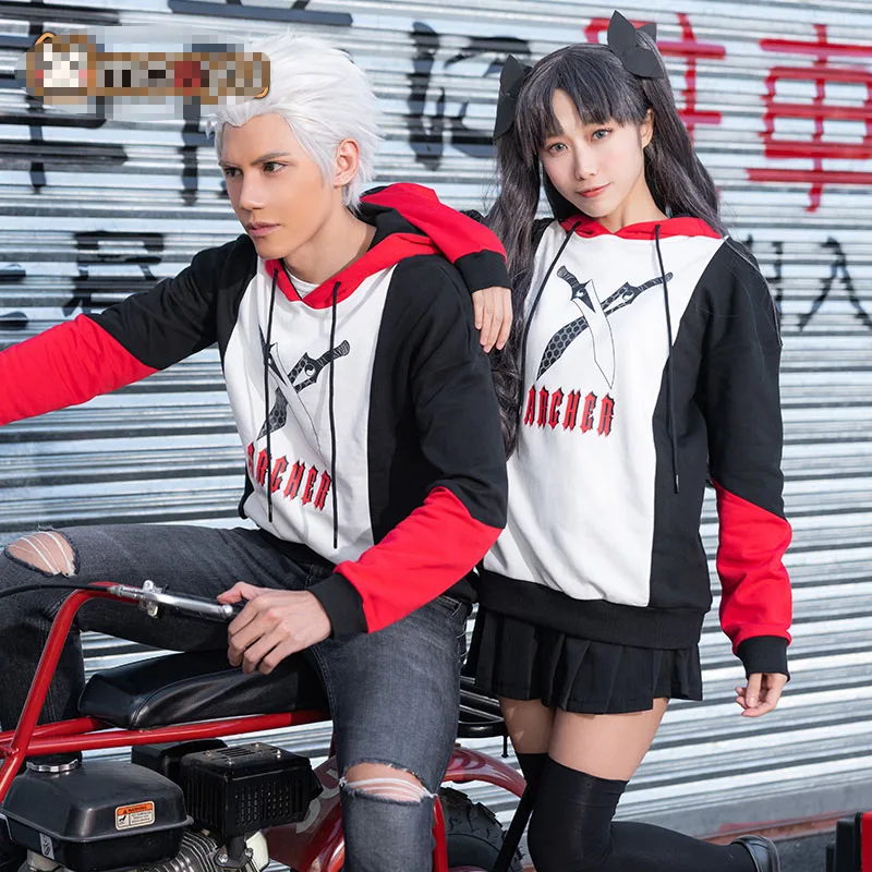 Аниме Fate Stay Night ARCHER EMIYA Coaplay костюм Повседневная Толстовка для женщин и мужчин