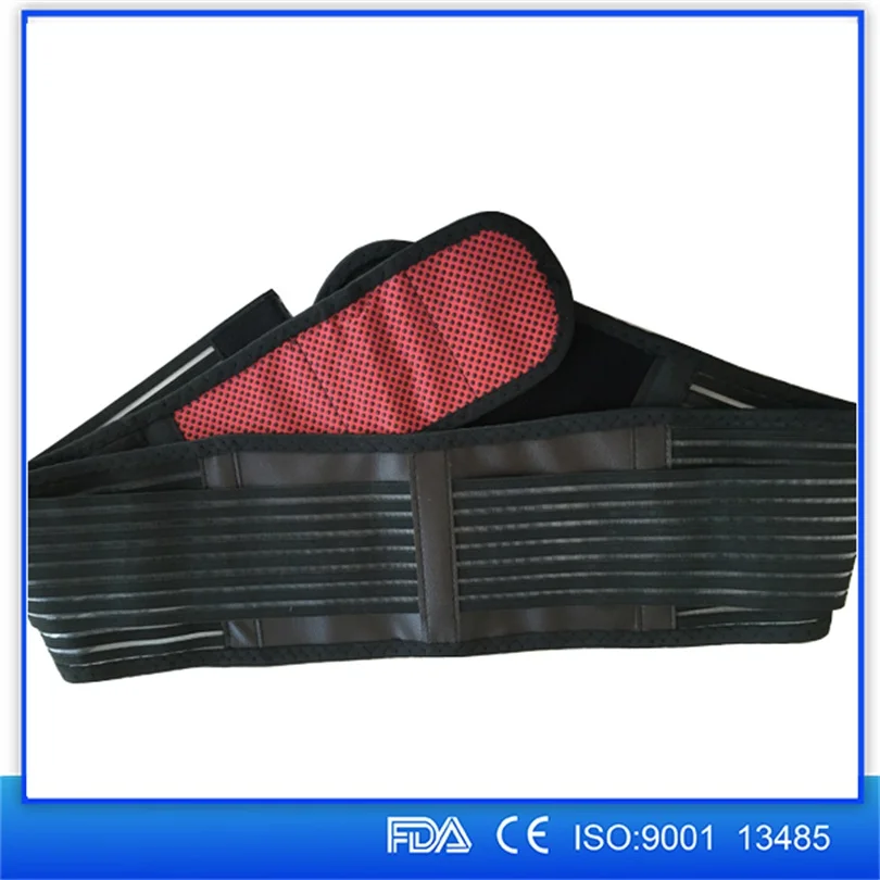 Двойной поясной поддерживающий пояс для талии регулируемый турмалиновый