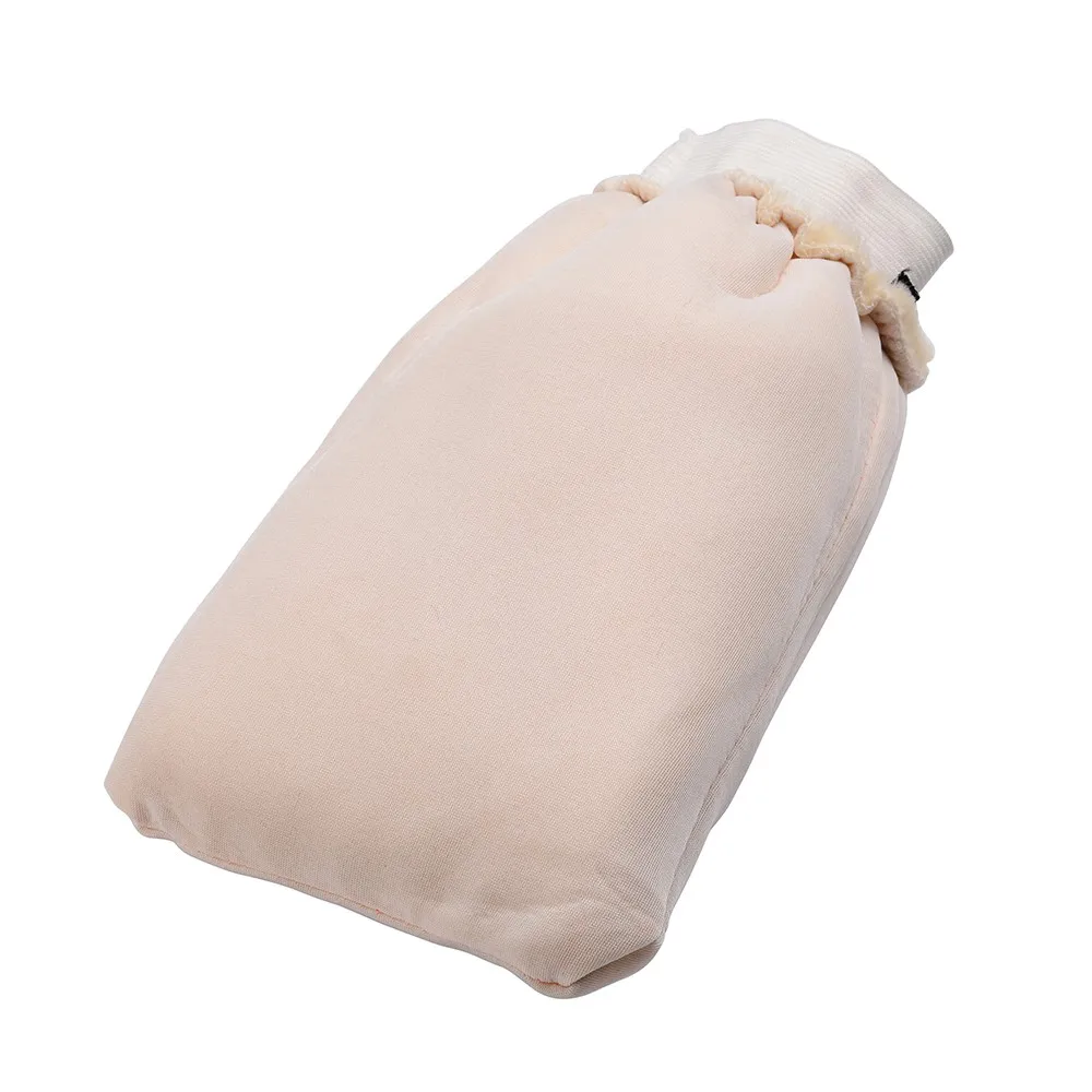 Useful Microfibre Mitt Car Wash Washing Cleaning Glove Polishing Shampoo Duster Cloth Care Brush Bisque 25x16.6cm | Автомобили и