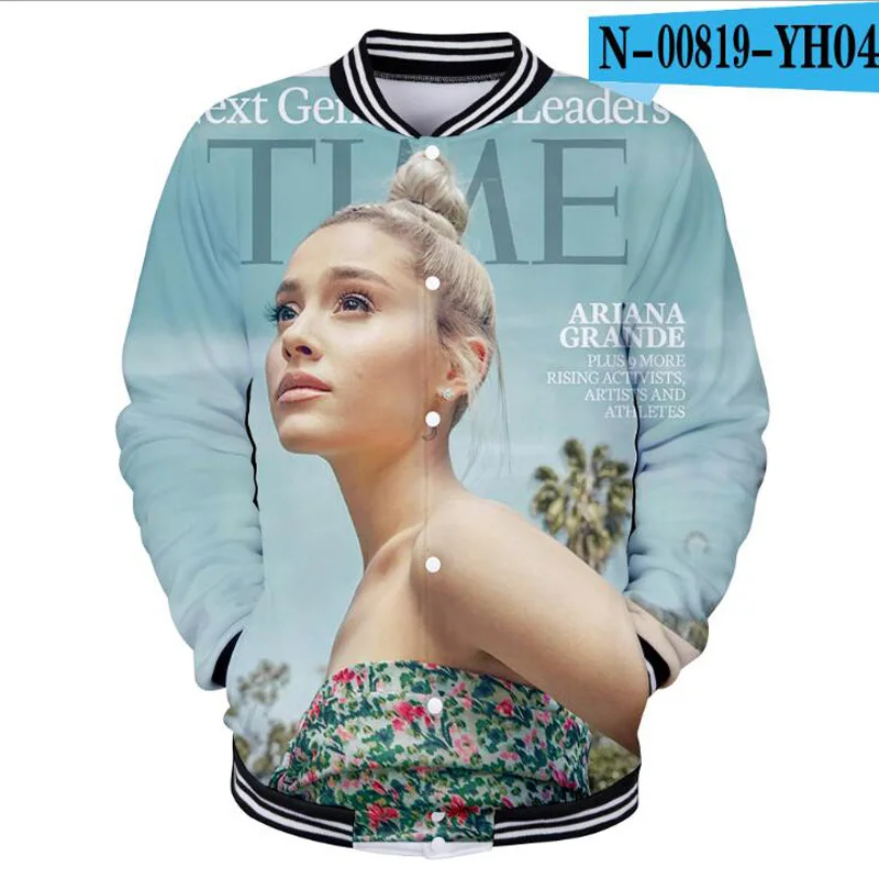 Хип хоп модная брендовая одежда Ariana Grande подсластитель 3D Мужская/Женская