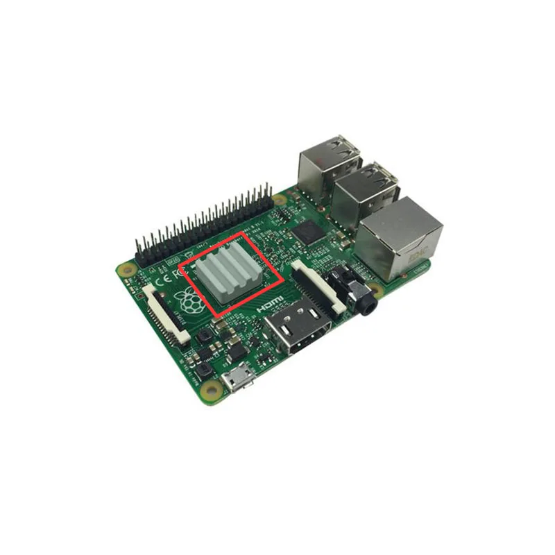 Raspberry Pi 3 SIC теплоотвод керамический охлаждающий коврик также совместим с Model B +