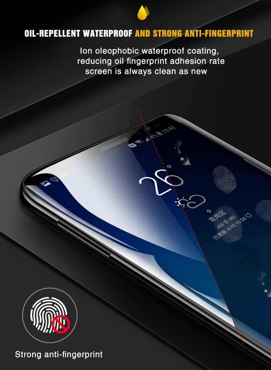 35D Защита экрана для samsung Galaxy Note 8 9 S10 S9 S8 Plus мягкая защитная пленка на samsung S10e S9 S8 S7 S6 Edge не стекло