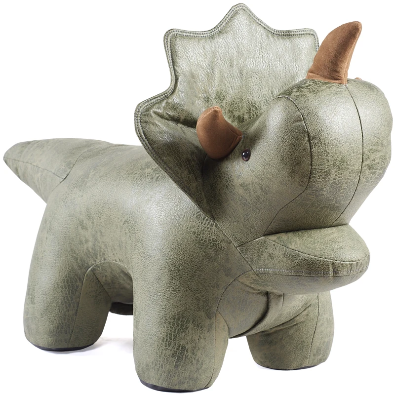 

Креативный Диванный стул с животными Triceratops, детское сиденье, скамейка для обуви в форме мультяшного героя, сидячий стул динозавра