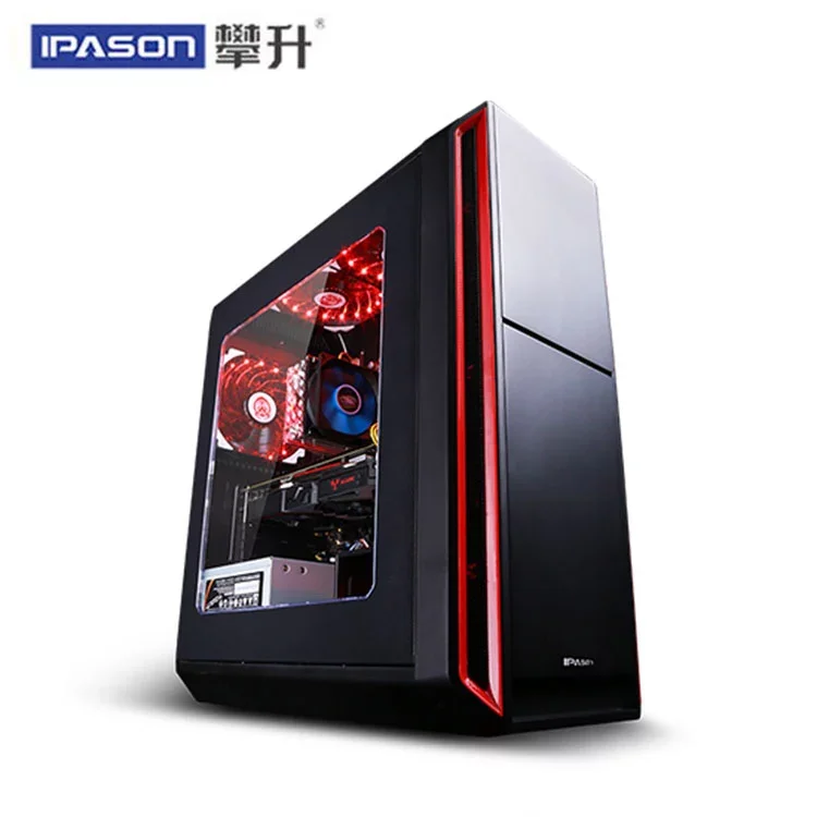 Ipason P5+ настольный компьютер 6 ядро Intel i5 8500 8G 16G GTX 1660 6G игровой настольный компьютер ПК