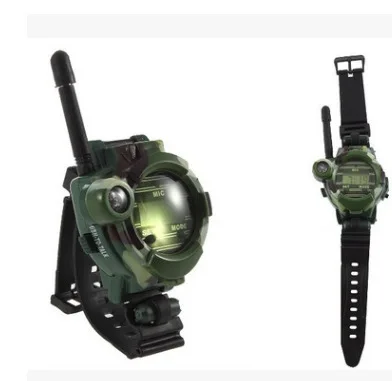 1 пара игрушечные рации часы Walkie Talkie 7 в Детские радио наружный домофон игрушка
